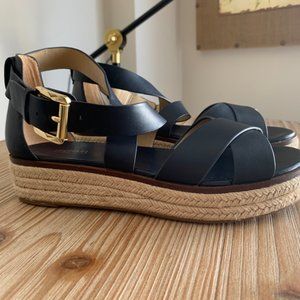 Michael Kors Darby Vachetta Leather Sandals